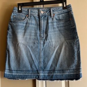 Loft denim skirt